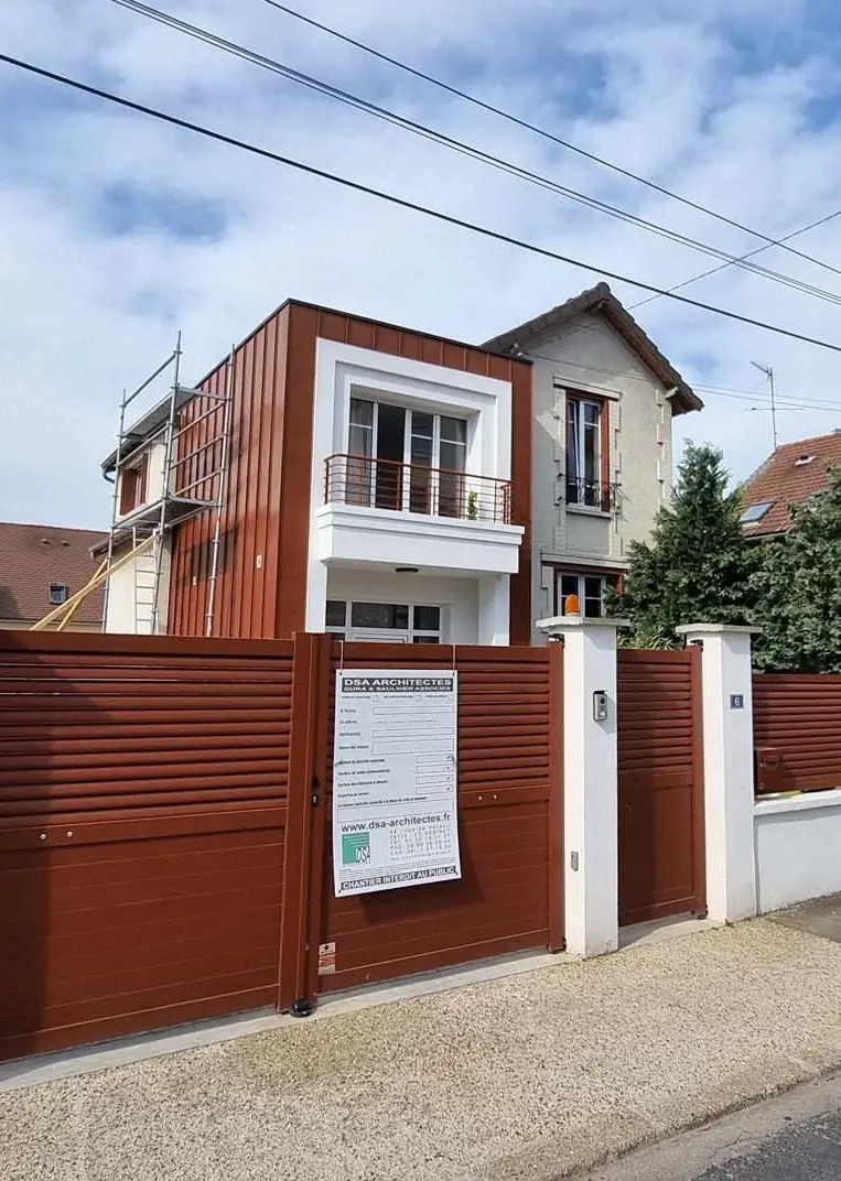 Extension latérale à Sartrouville, DSA Architectes