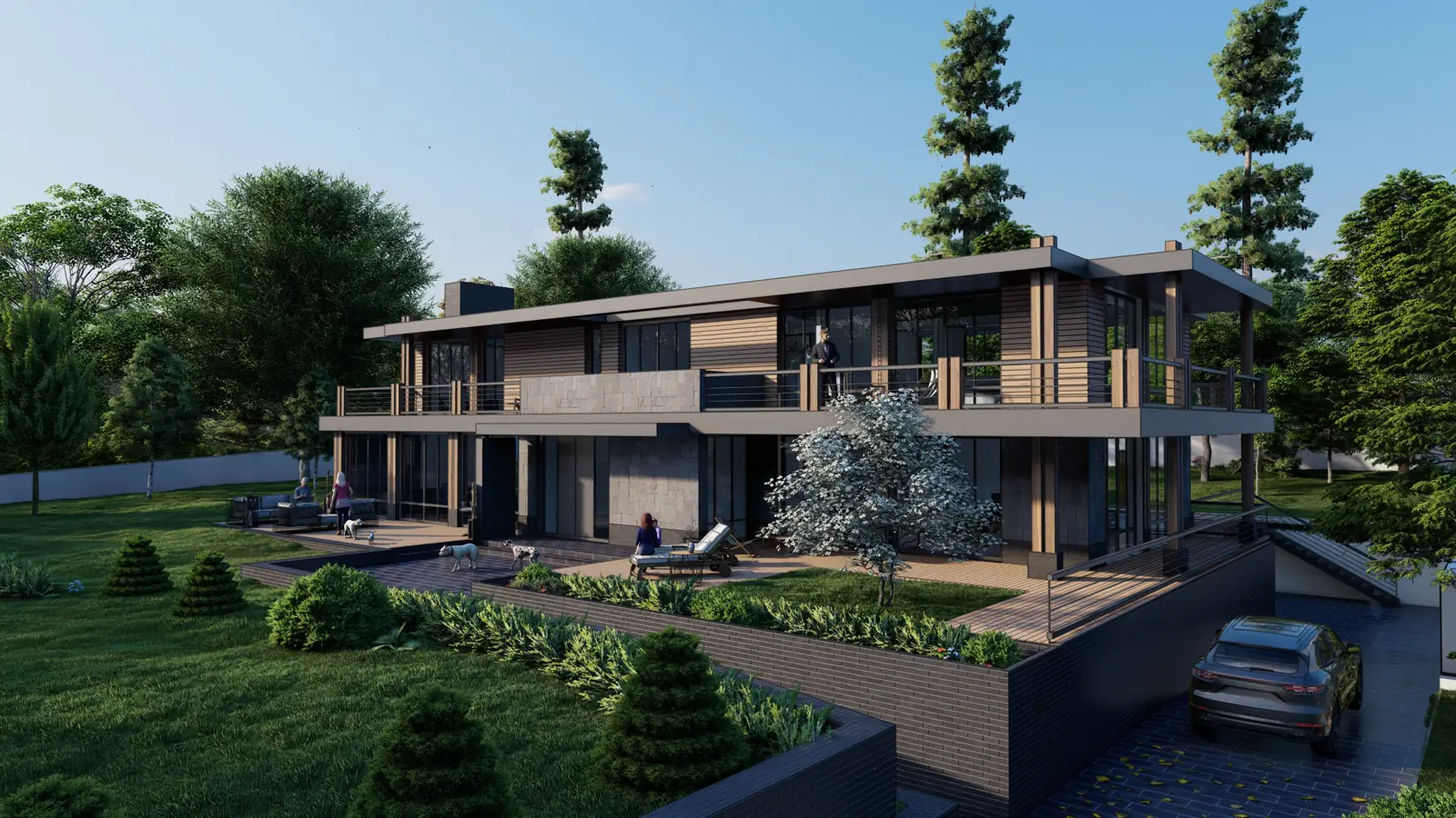 Maison contemporaine bois à Rueil-Malmaison, DSA Architectes (1)