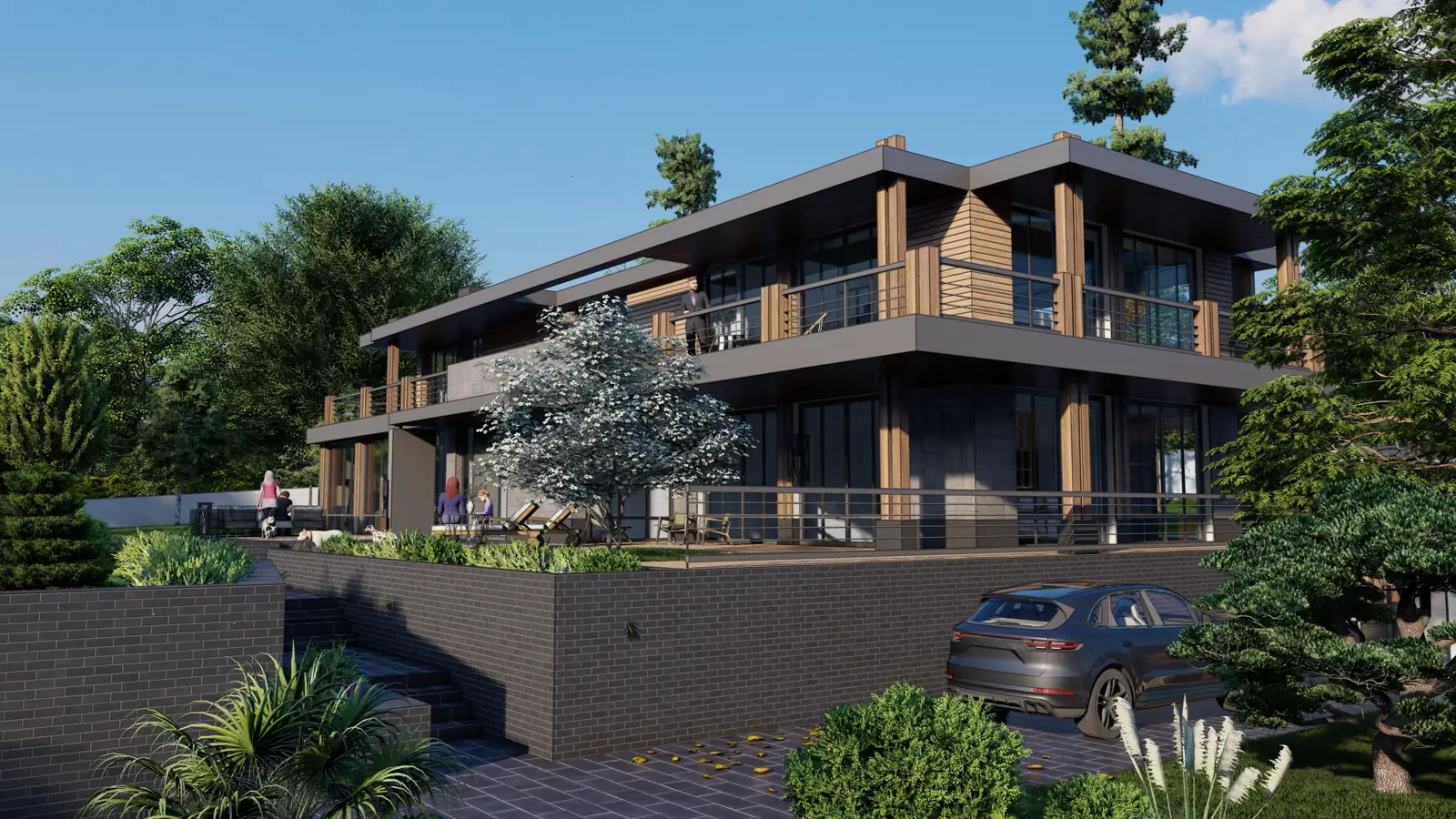 Maison contemporaine bois à Rueil-Malmaison, DSA Architectes (4)