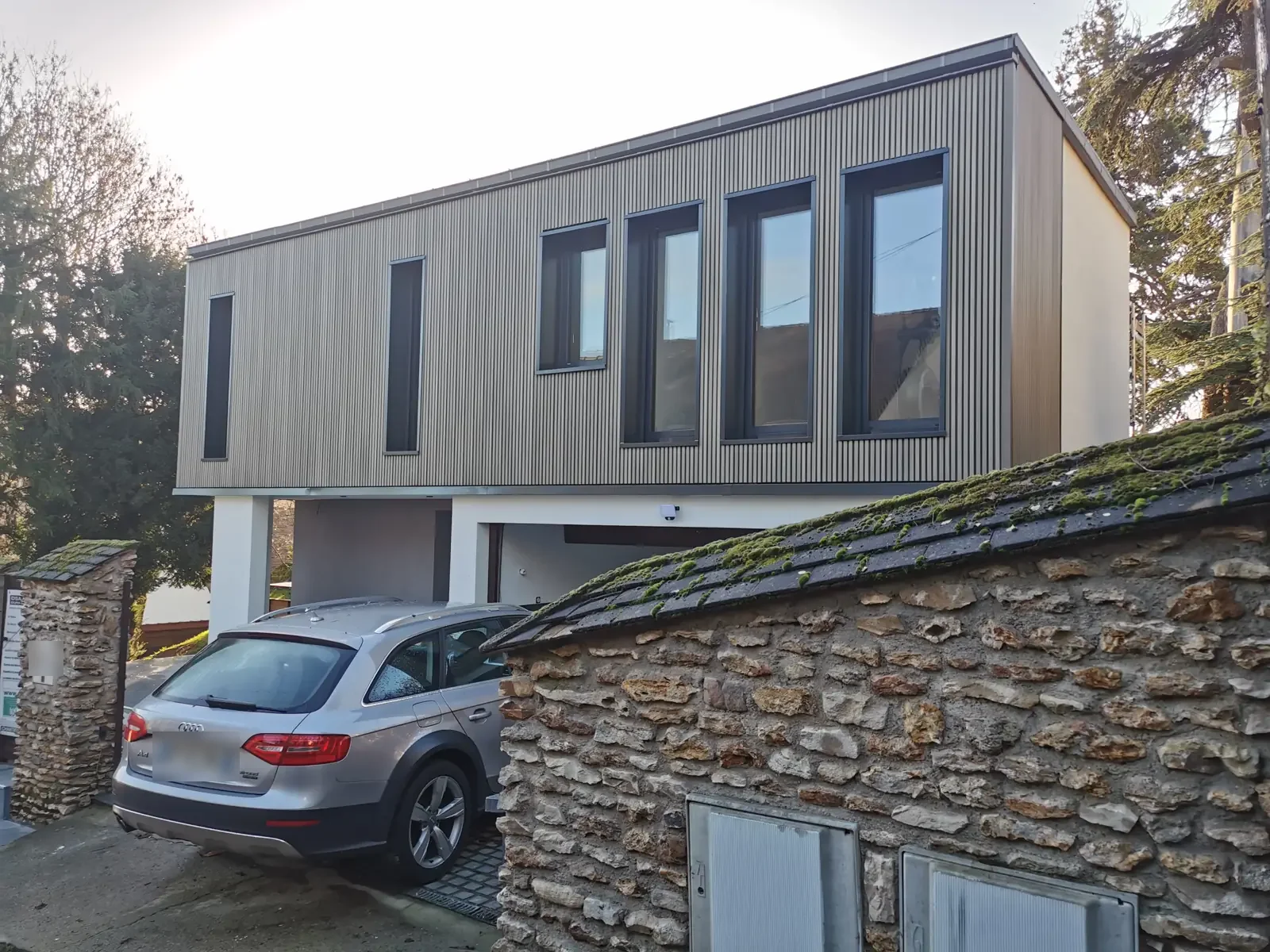 Extension en ossature bois à Bougival, DSA Architectes